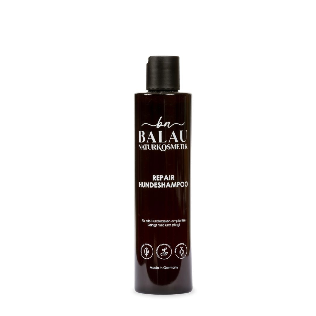 Balau Naturkosmetik Repair Hundeshampoo – mildes Pflegeshampoo für Hunde, reinigt sanft und pflegt das Fell